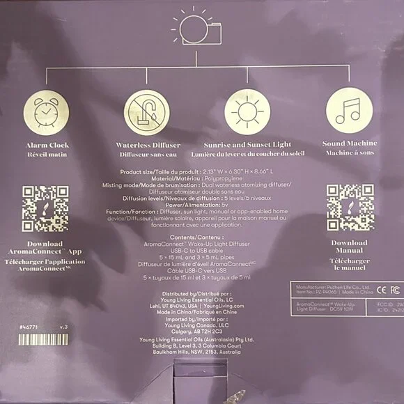 AromaConnect Wake-Up Light Diffuser - Picture 5 of 5